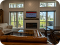 Bright living room interior