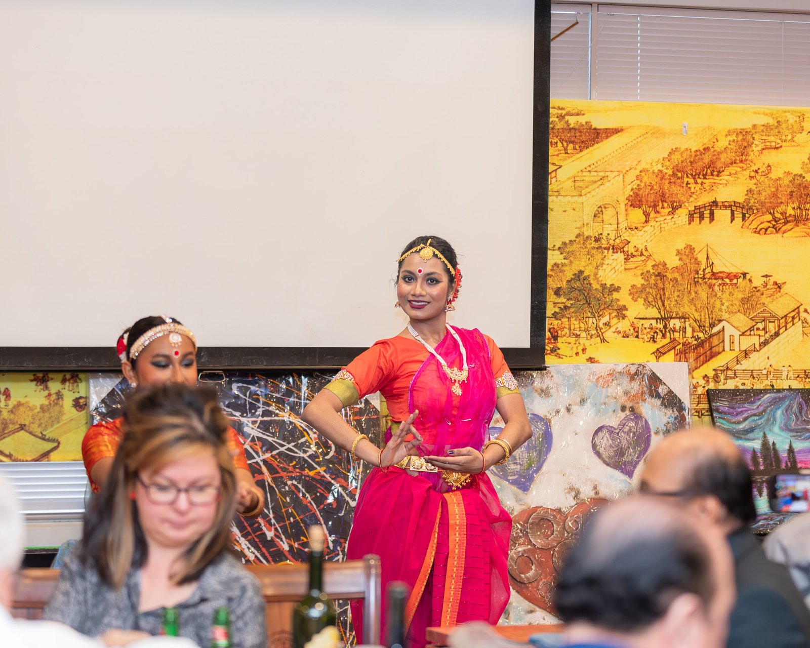 Dancer performing at a cultural evening